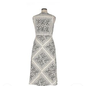 EUC Mignon Doo Cheetah Leopard Print Sleeveless Midi Dress Size Small